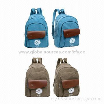 Fashionable School Bags, Made of PU Leather, OEM and ODM Orders Welcomed
